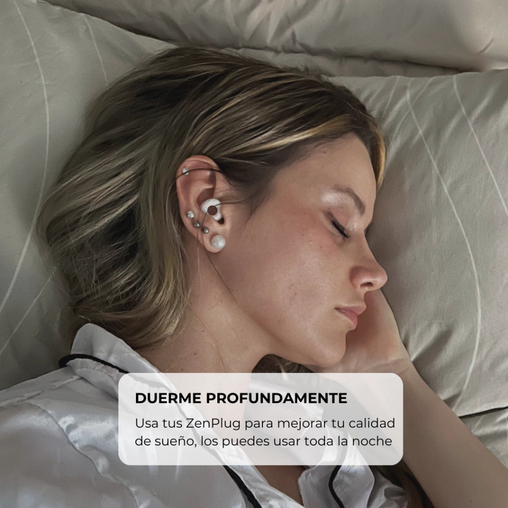 Duerme, concéntrate y relájate sin ruido — ZenPlug Infinity