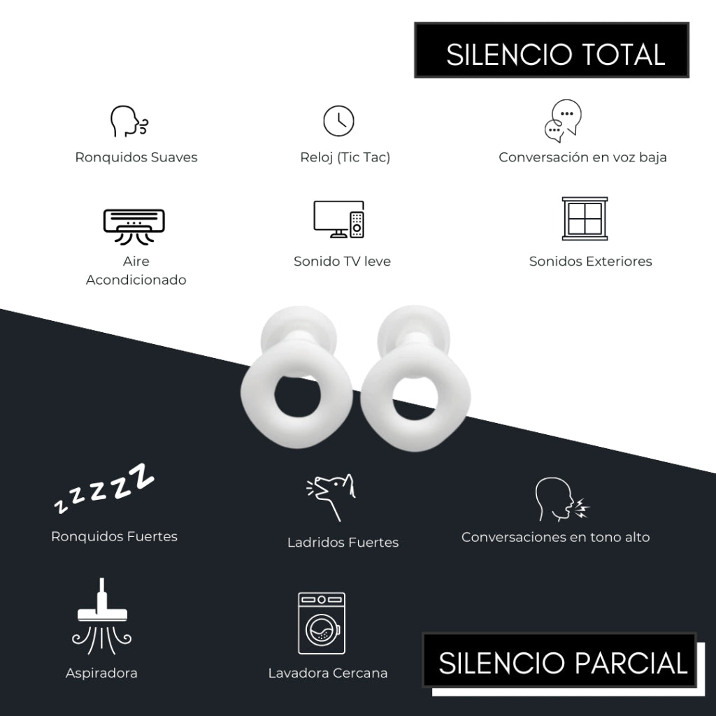 Duerme, concéntrate y relájate sin ruido — ZenPlug Infinity